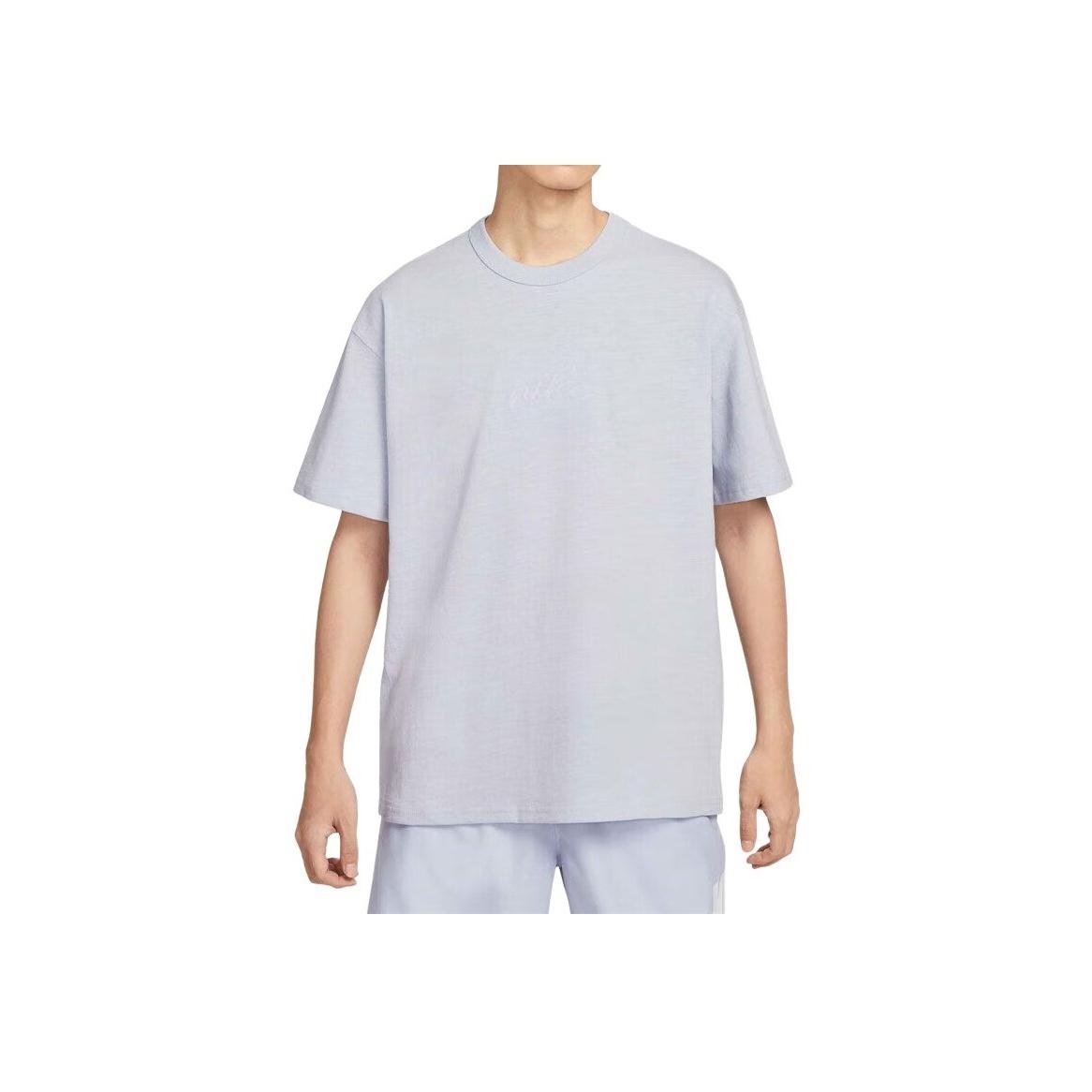 

Nike Дышащая футболка с круглым вырезом, повседневная, со спущенным плечом, с коротким рукавом, мужская, HQ9239-057 S