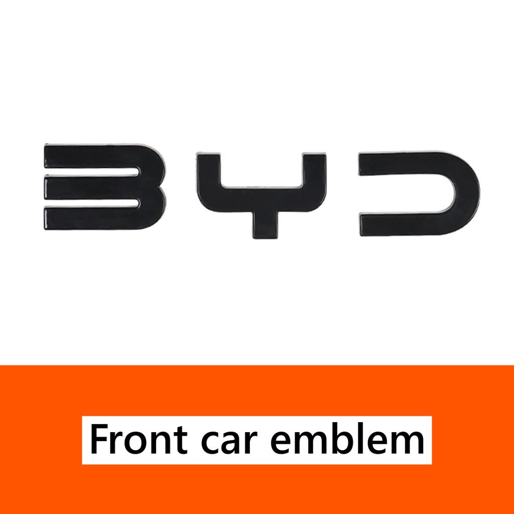 Pro BYD SeaLion 07 EV Zčernalý znak na auto Přední znak Černý kryt Znak Samolepka Nevyžaduje demontáž