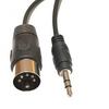 AKNPMHT DIN MIDI Plug to TRS Stereo Male Jack Stereo Audio for Electronic Instrument Signal Output 5-Pin DIN-Male Cable, 5-Pin 3.5mm (1/8in) Cable,