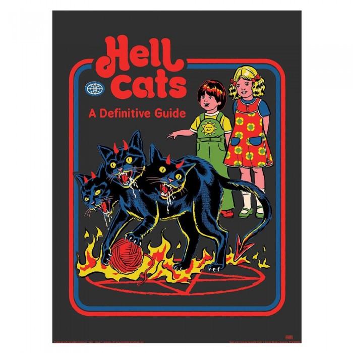 Steven Rhodes Hell Cats Print