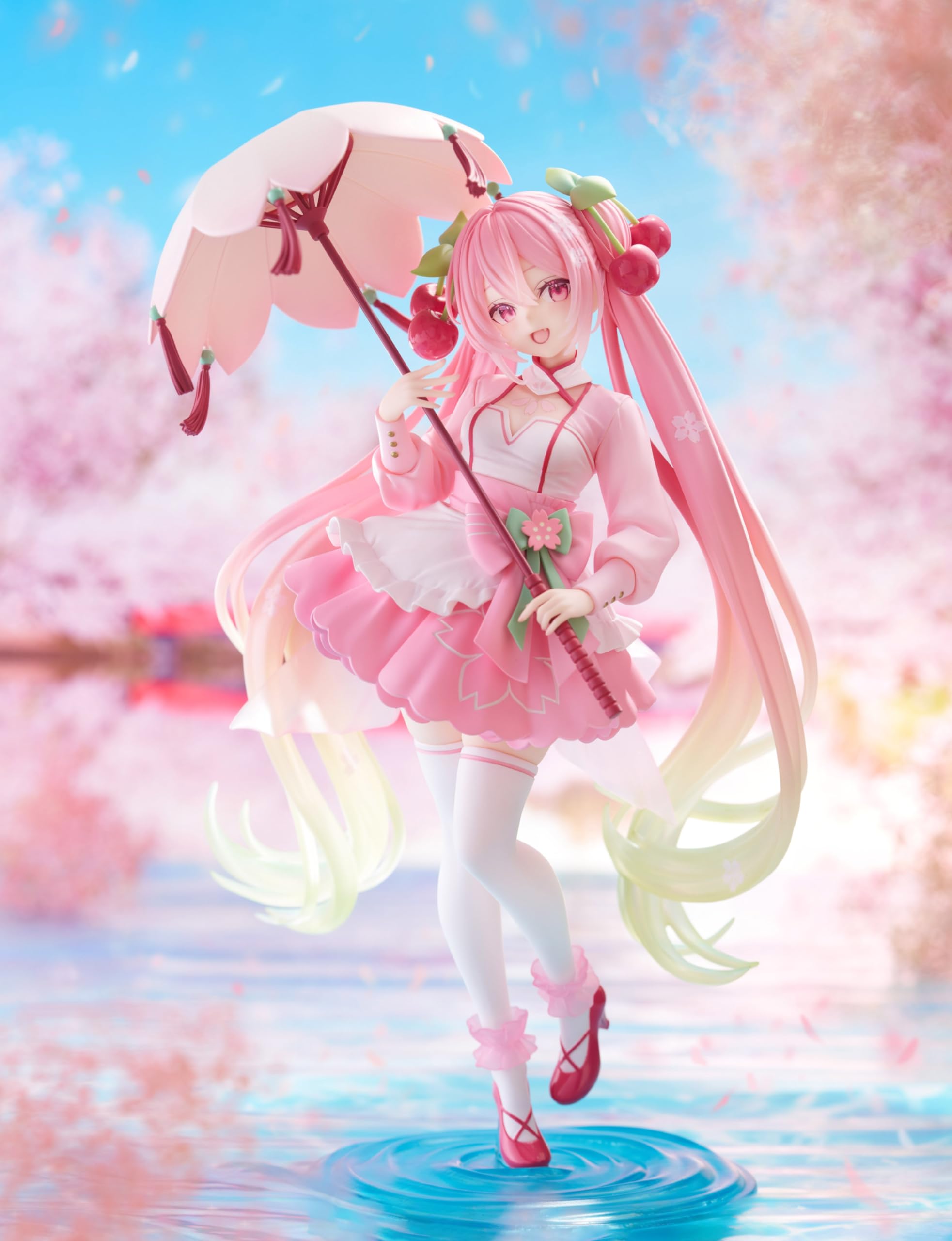 Sakura Miku Figure Sakura Dress AMP+ ver.
