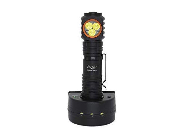 Vortex TO101 Work and Emergency Rechargeable Flashlight with Charging Side Magnetic Max 1200 Lumens 2-in-1 Dock, 7/24 Lighting, Base,