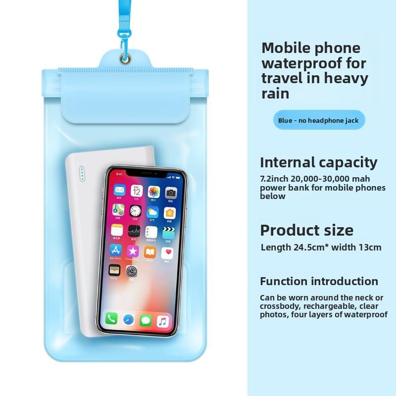 Waterproof Phone Bag For Swimming And Outdoor Activities Pvc Sealed Design For Adults