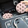 2pcs Dog Car Cup Mat Car Anti Slip Mat Water Cup Mat Center Console Storage Anti Slip Mat Water Cup Mat