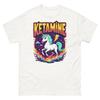 Ketamine Unicorn Trippy Space Shirt Psychedelic Rave Festival Tee Y2K Vaporwave Unisex T-Shirt