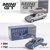 MINIGT 1:64 BMW 750IL Sorrento Blue Metallic Silver MGT Легкосплавний Модель Автомобіля 894 792