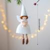 Cloth Christmas Angel Doll Drop Ornaments Angel Girl Plush Toy Pendant Hanging Pendant Christmas Girl Pendant Festival Decor