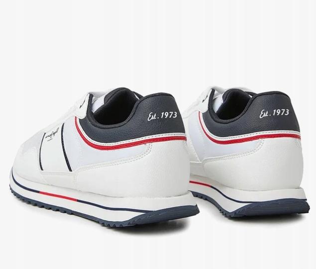 Pepe Jeans Tour Club Heren Schoenen Wit Laag Sportief 42 Awe
