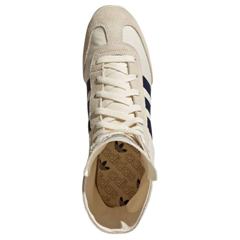 Adidas Japão High Cream Azul Escuro Tênis Femininos Branco-Creme Dourado-Metálico JR8123