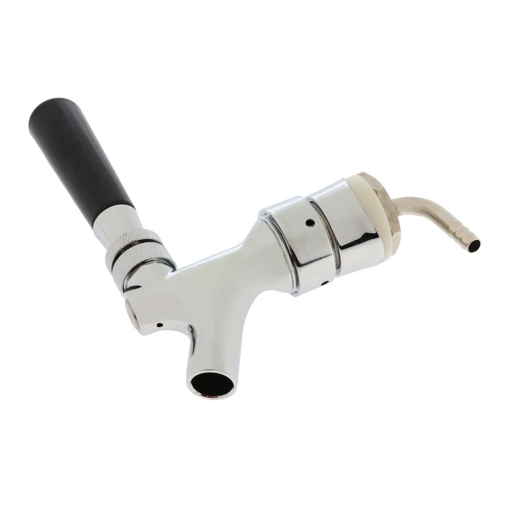 Draft Beer Faucet Bar Flow Control Tap Chrome Plated