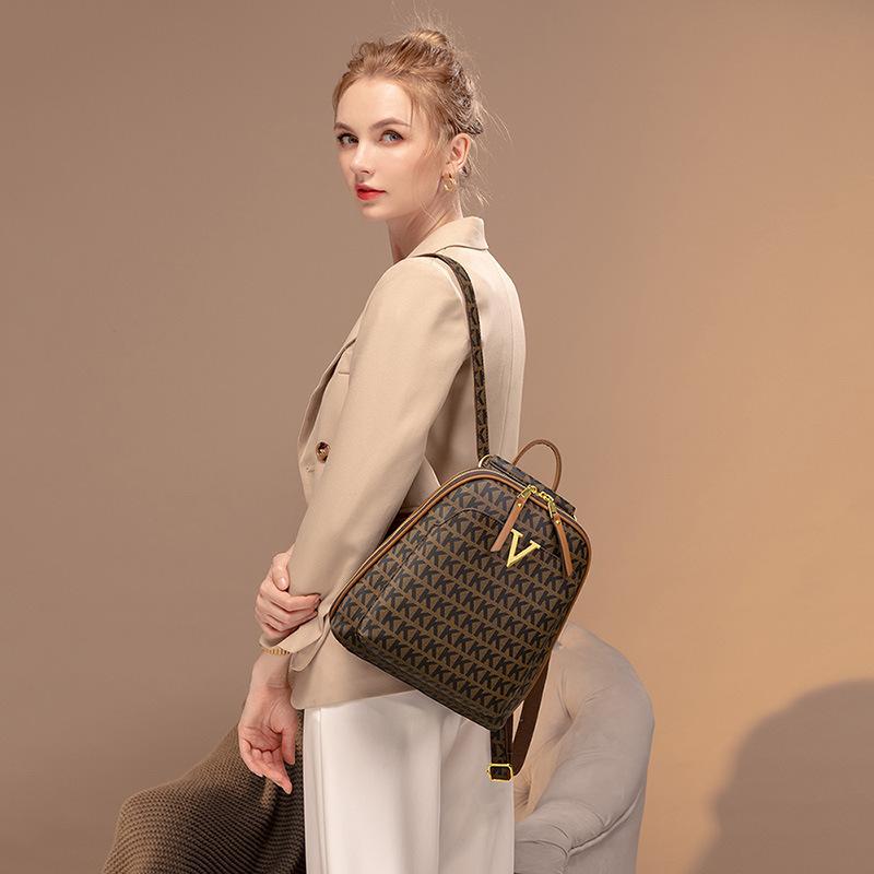 Women's Bag Trendy Summer Korean Version Large Capacity Easy To Match Anti-theft Backpack Casual Travel Bag Multi-purpose Fashionable Backpack