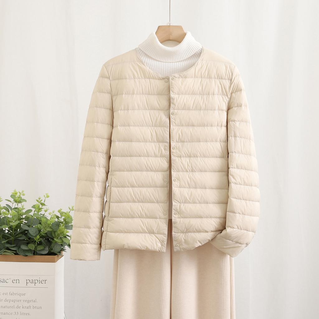 New autumn and winter down light down jacket women's ultra-light short wear compression portable liner jacket