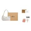 Coach Teri 25 Brand Micro Logo Detachable Shoulder Strap Faux Leather Crossbody Bag Medium Women Bags Chalk-White CV933-IMXU5