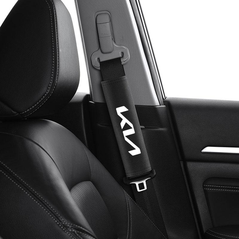 BVYH6 Car Safety Belt Cover Adjustable Shoulder Strap Pad For KIA KN K3 K5 Sportage Rio Sorento Picanto Ceed RIO 2 3 4 Car Accessories