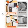 Jia Bangshou 8L Foldable Wall-Mounted Trash Can