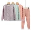 YUZHAOLIN Women's Plush Thickened Winter Warm Two-Piece Set