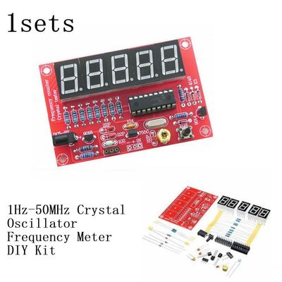 1Hz-50MHz Digital LED Crystal Oscillator Frequency Counter Meter Tester Kit DIY