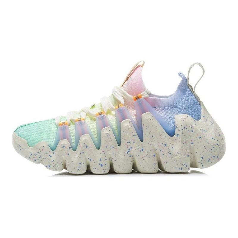 Li-Ning Huanci Low Top Women Running Shoes Snow Purple Blue ARKR008-1 35