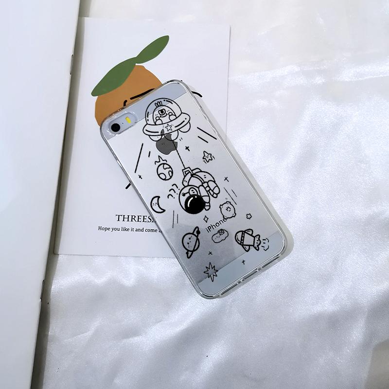

Для iPhone 5C 5S SE 5 S чехол силиконовый мягкий TPU милый астронавт космическая звезда кавайи забавный чехол для телефона для iPhone 4S 4 S чехол iPhone 5C