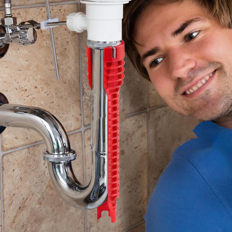 Multi Function Sink Wrench Plumbing Repair Tool Multifunctional Sanitary Wrench Pelvic Floor Leading Sleeve For Toilet Bowl Sink