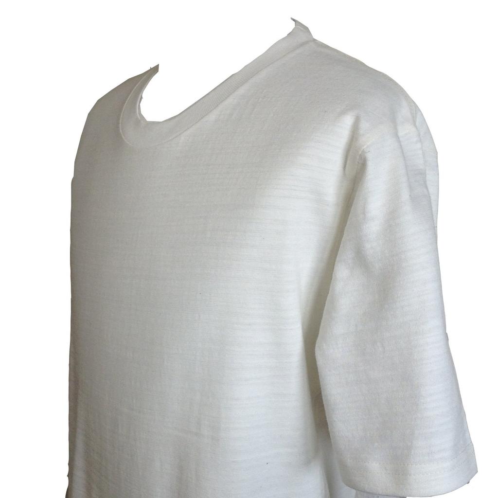 Edoten with a discharge dye on a tasteful slub fabric featuring a and treasure motif in size LL Men's 6.8 oz. Japanese-style T-shirt maneki-neko