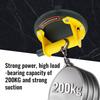 2025 New industrial suction cup with 200KG load capacity, 8-inch rubber bottom and plastic handle for handling large glass