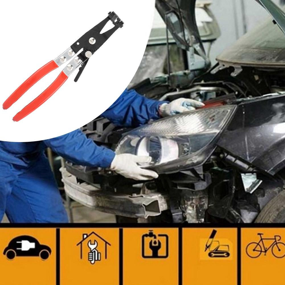 Auto-Bündelzange, gerader Hals, flexible Schlauchschelle, Kfz-Reparaturwerkzeuge (Typ H)
