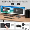 8K Dual-Channel DisplayPort KVM Switch