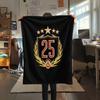 1 Stück Nummer 25 Aufdruck Flanelldecke, Hohe Qualität, Bequem für alle Jahreszeiten, Heimdekoration, Wärme und Komfort