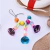 Parrot Toys Bird Hanging Toy With Colorful Beads Bell Chain Pet Bird Parrot Chew Bite Toy Bird Cage Accessories Bird Hanging Toy
