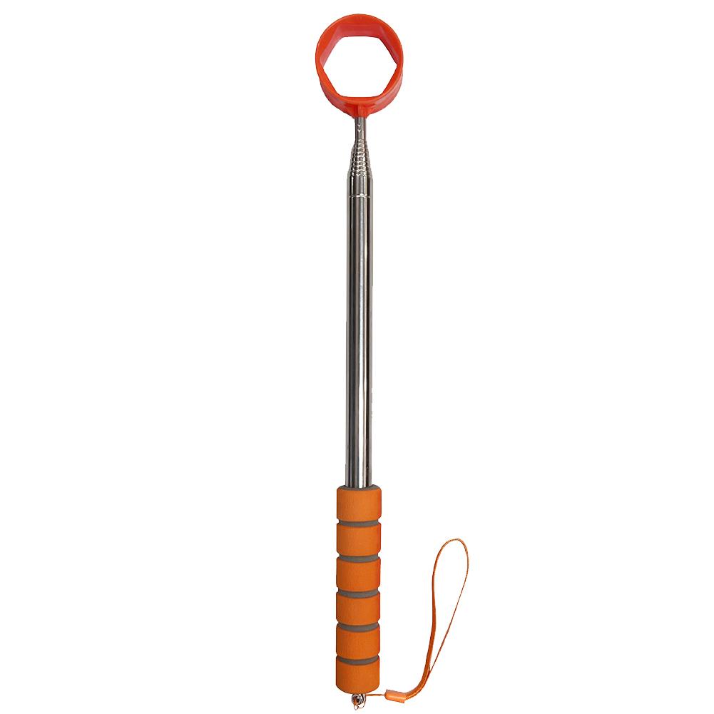 8.86 FT Telescopic Golf Ball Retriever Stainless Ball Retriever Tool Extendable Golf Ball Retriever Golf Accessories for Golfer