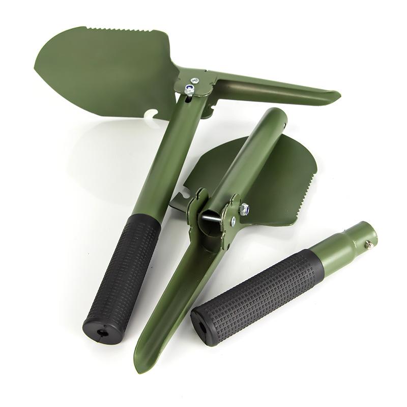 Compact Multipurpose Emergency Shovel: Folding Design for Engineers, Fishermen, and Outdoor Use
