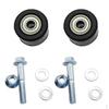 2Pcs Motorcycle Chain Guide Roller Tensioner Replacement for YFZ 350 Banshee - 8mm