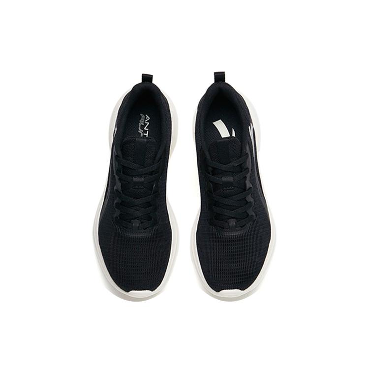 New Anta Running Collection Cushioning Lightweight Wear Resistant Slip Resistant Low Top Running Shoes Women's Black 122225570-1