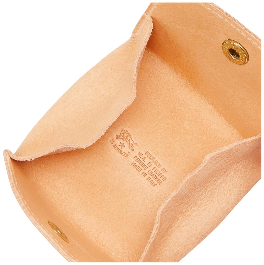 IL BISONTE Coin Case SCP020 PV0005 C0774P NA106 120 Naturale W8 x H7 x [Il Bisonte] D1.5cm [Item]