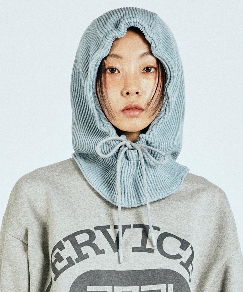 VASROCK Churros Knit Balaclava Pastel Blue