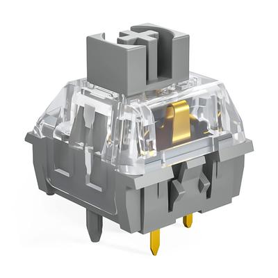 DRAOZA Kailh MX Nighttime PRO Switch Silencio Silencio Switch Marrón Actualización Kaih V2 Teclado Mecánico Silencioso 36 Lineal/Táctil (Piezas lineales)