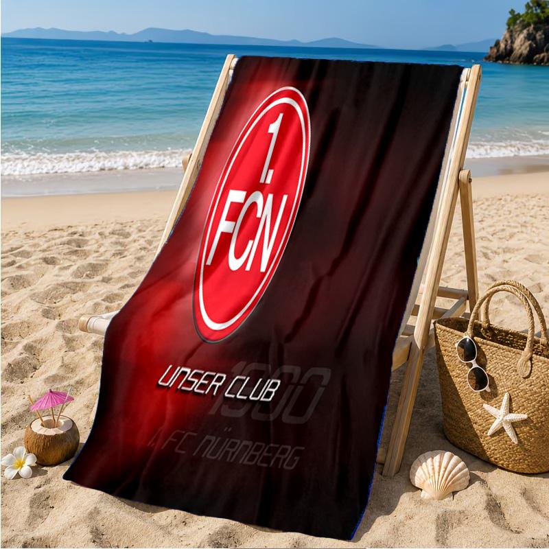 Nurnberg Football Club Beach Towel Microfiber Beach Towel, Lightweight and Quick-Dry, for Summer Travel, Swimming Pool Fan Birthday Gift