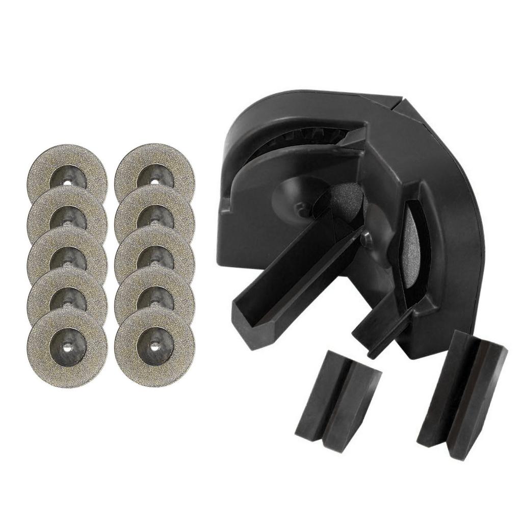 Drill Bit Sharpener Set High Accuracy Drill Bit Grinder 10PCS Grinding Disc and 3 Auxiliary Tool