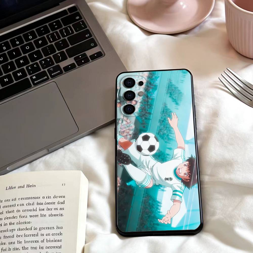 Anime Cool C-Captain T-Tsubasa  Phone Case For Samsung S25,24,23,22,30,21,10,9,Ultra,Plus,Lite,FE,4,5 G Soft Black Case