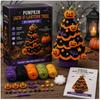 Handmade Christmas Party Crochet Decoration Festival Tabletop Christmas Tree Ornament  for Beginner