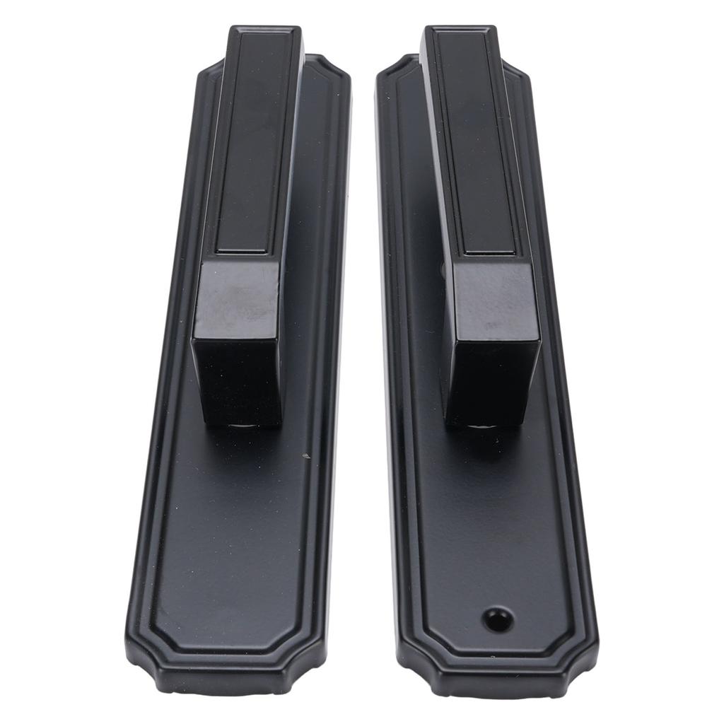 Zestaw zamka do drzwi wejściowych na klucz Czarny Cichy zestaw klamek do sypialni, łazienek, hoteli, biur