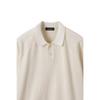 Customellow Ivory Soft Half Collar Sweater Cwwam25412ivx
