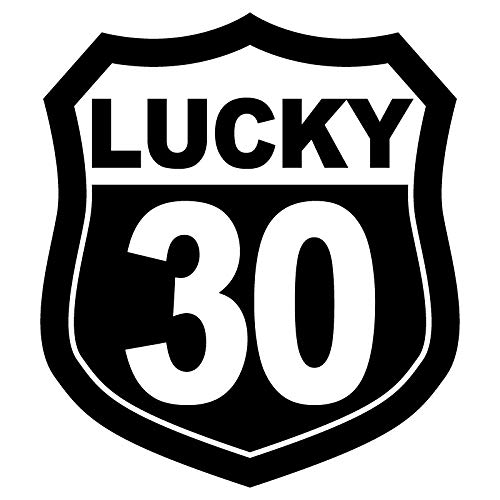 nc-smile Наклейка с цифрами Тип А Черный Маленький размер Счастливое число small