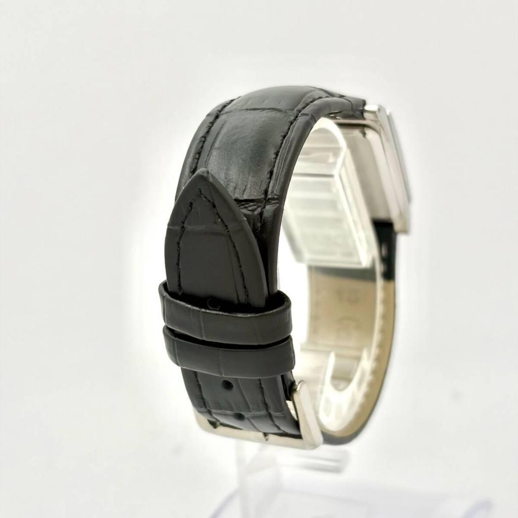 Used [New Battery] SEIKO lukia 8P Diamond Shell Ladies Watch Rectangular 1N01-0DY0 394701 New Belt
