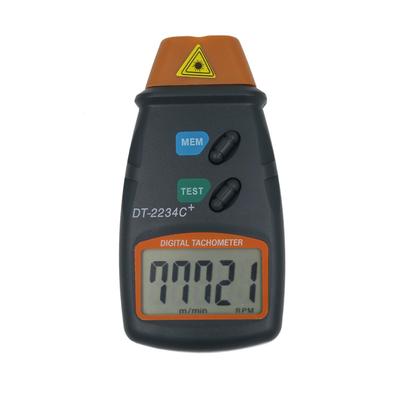 DT-2234C+ Digitální laserový tachometr Přesnost Fotoelektrický tachometr Bezdotykový 2,5-99 999 RPM Tester RPM Tachometr Rychloměr