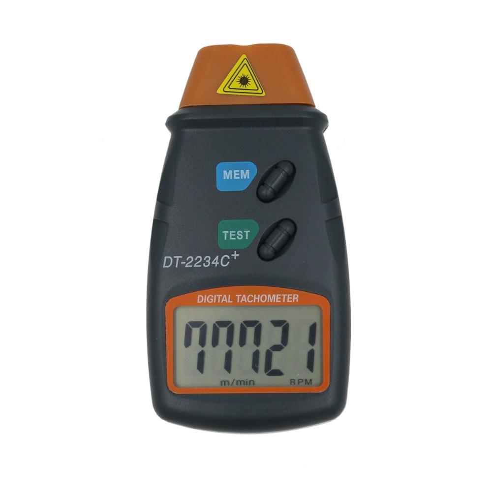 DT-2234C+ Dijital Lazer Takometre Hassasiyet Fotoelektrik Takometre Temassız 2,5-99.999 RPM Test Cihazı RPM Tak Hız Göstergesi