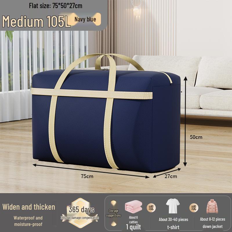 Extra Large Capacity Woven Storage Bag for Quilts and Clothes