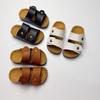 Trendy Non-Slip Leather Sandals for Boys & Girls: Stylish Korean Beachwear for Indoor & Outdoor Summer Fun
