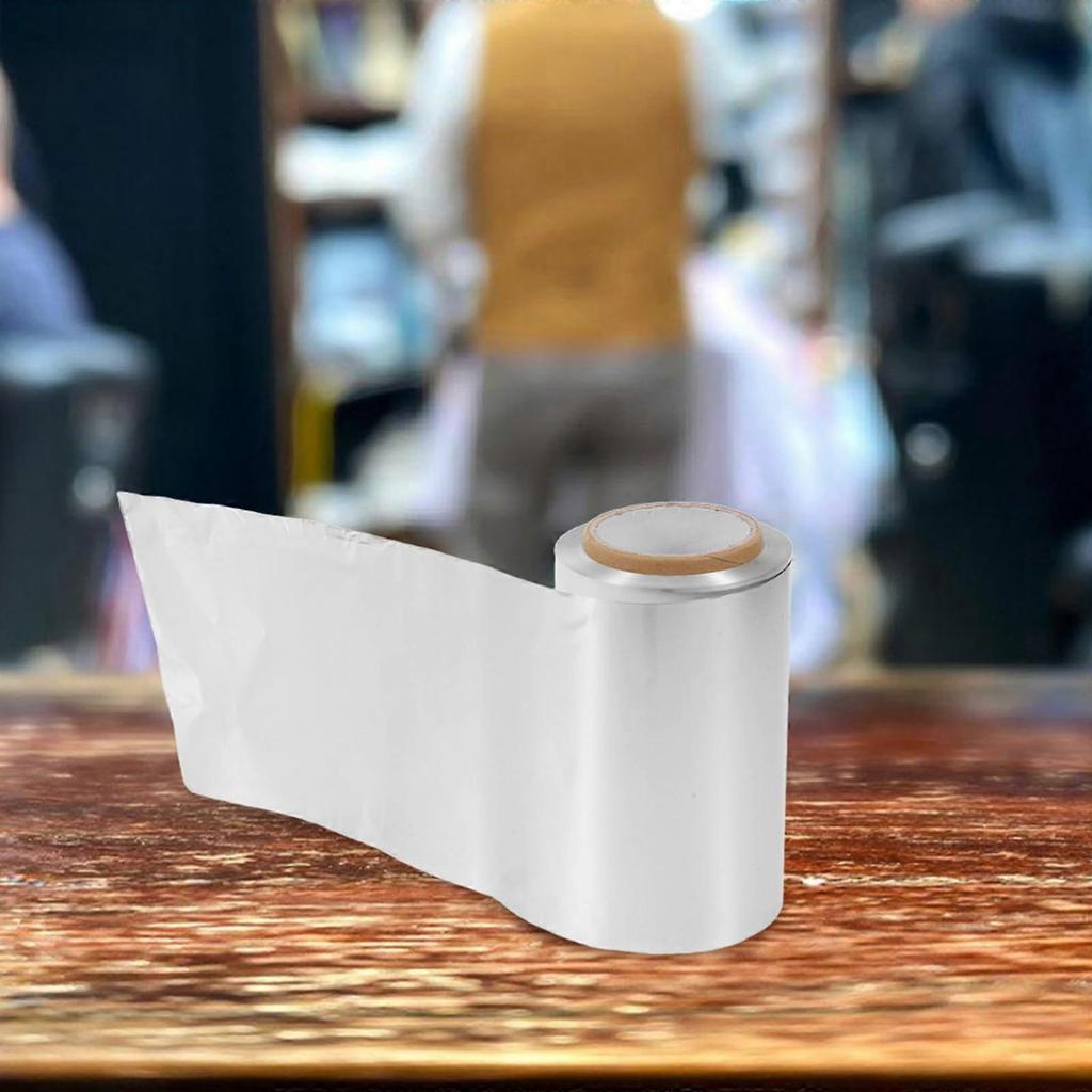 Hairdressing Foil Roll 50m Thick Silver Sheets for Hair Coloring Highlights and Perms